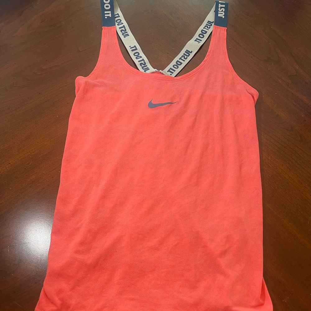 Coral Nike Running Tank